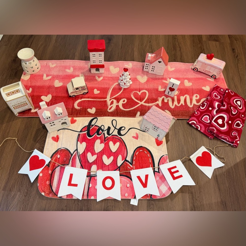 Valentine's 'Love' Heart Decoration bundle